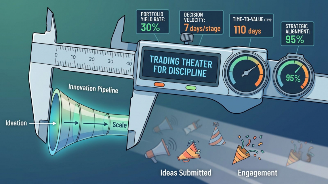 The Vanity Metrics Trap: Why Most Innovation Dashboards Measure Everything Except What Matters